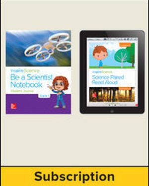 Inspire Science - Inspire Science, Online Student Center, 1-year Subscription - Grade 1