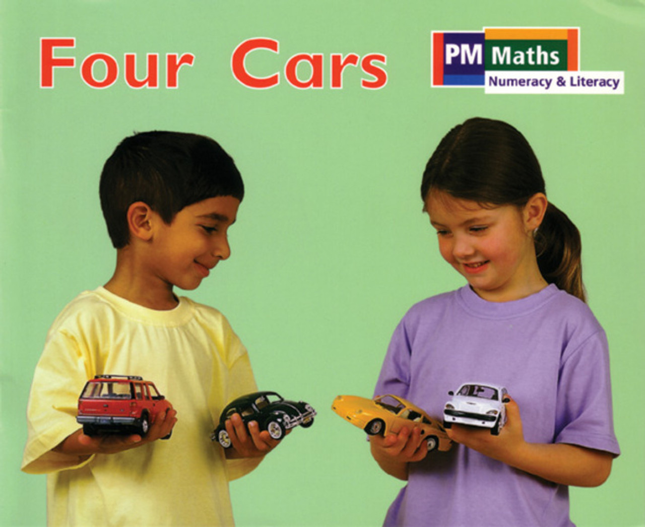 sat13 PM Math Magenta/Red Four Cars Lvl 3-4: PM Math: Magenta/ Red - Image 1