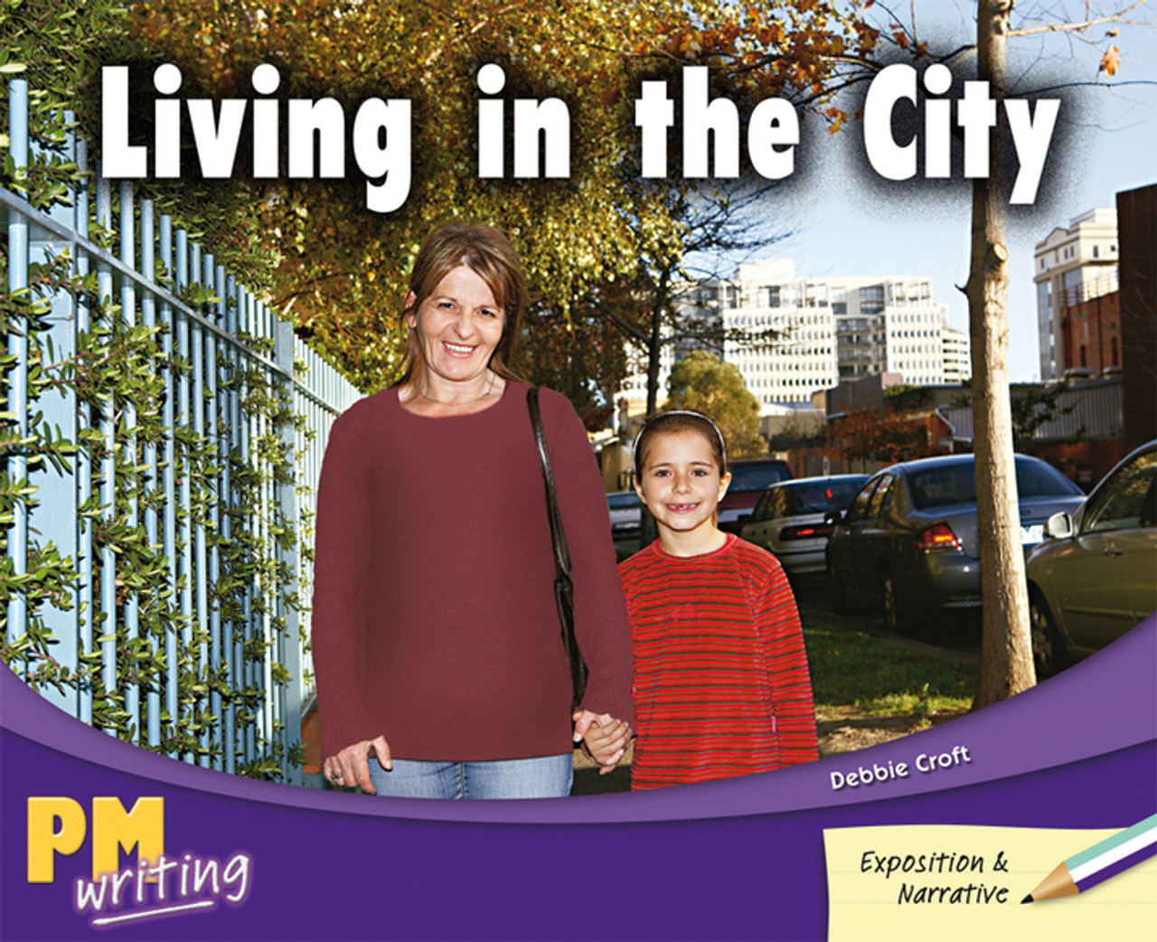 sun 13 PM Writing Turquoise/Purple Living in the City Lvl 17-19: Living in the City (6- pack) - Image 1