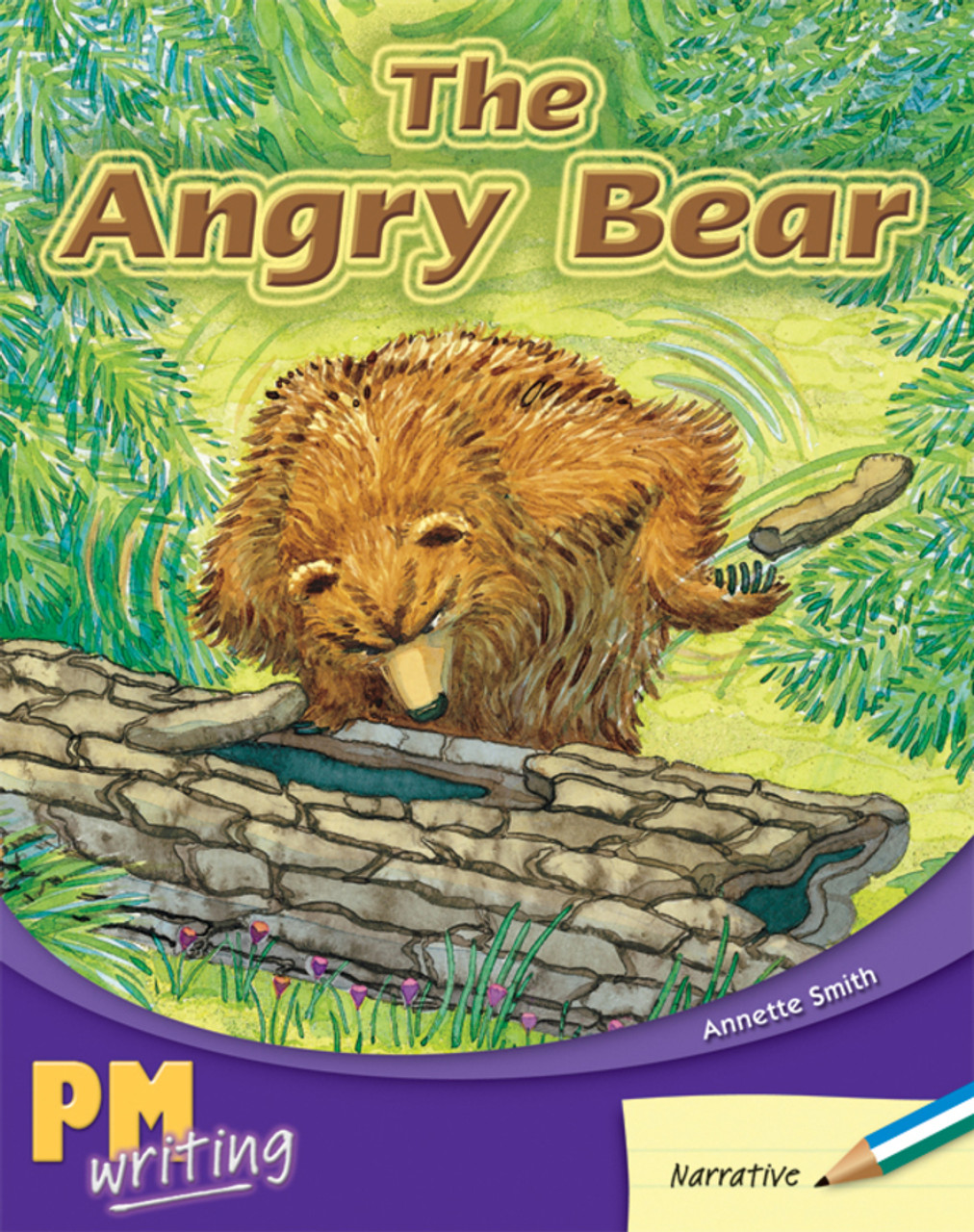sun 9 PM Writing Blue/Green The Angry Bear Lvl 11-12: The Angry Bear (6-pack) - Image 1