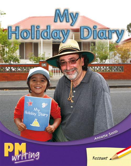 fr12 PM Writing Red/Yellow My Holiday Diary Lvl 5-6: My Holiday Diary (6-pack) - Image 1