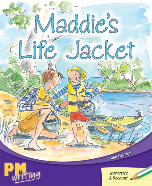 fr49 PM Writing Silver/Emerald Maddie's Life Jacket Lvl 23-25: Maddie's Life Jacket (6-pack) - Image 1