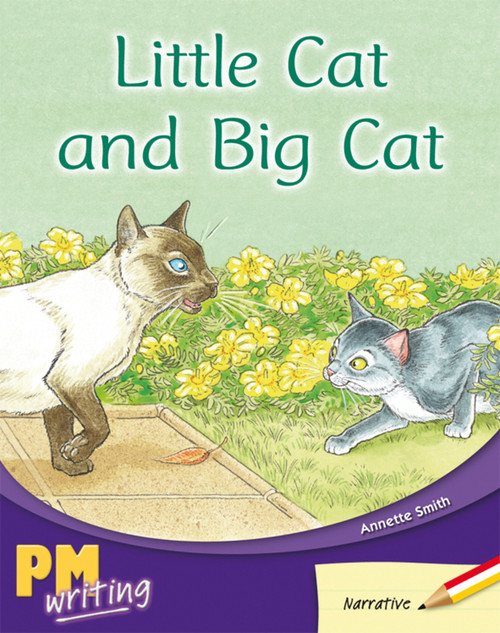 fr9 PM Writing Red/Yellow Little Cat and Big Cat Lvl 5-6: Little Cat and Big Cat (6-pack) - Image 1