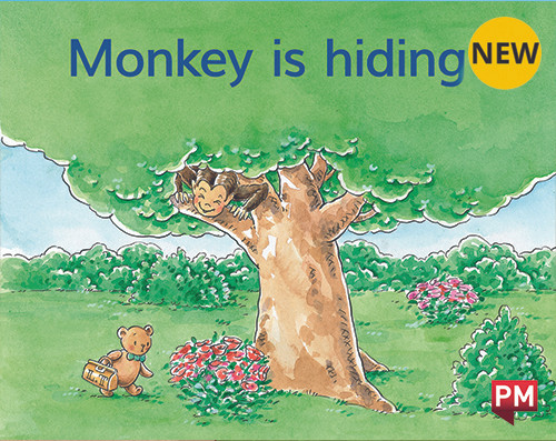 t61 New! PM Library Magenta Monkey Is Hiding 2-3 (B-C) 6-Pack - Image 1
