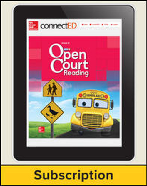 su34 Open Court Reading - Kindergarten Student, 1-year Subscription - Image 1