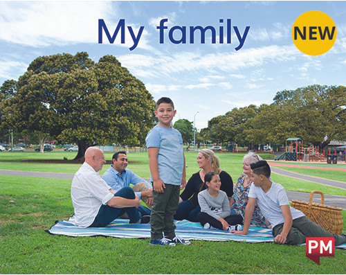 tu46 New! PM Library Magenta Level 1 My family 6-pack - Image 1